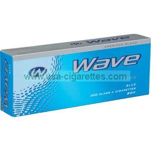 Wave Blue 100's cigarettes